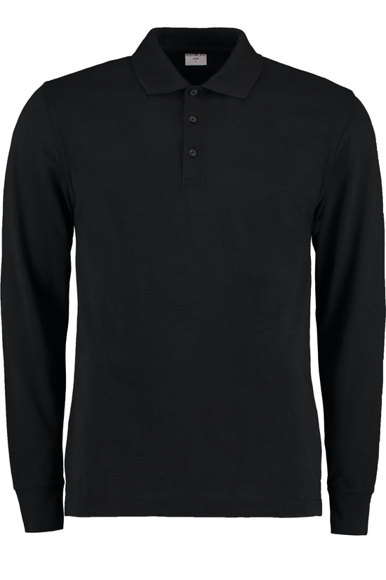 Kustom Kit Mens Pique L/S Polo Shirt