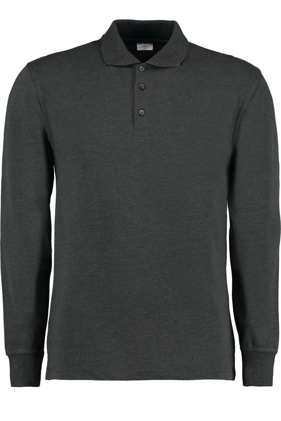 Kustom Kit Mens Pique L/S Polo Shirt