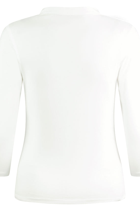 Kustom Kit Lady Mandarin Collar 3/4 Top