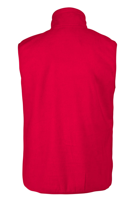 Printer Red Sideflip Fleece Vest