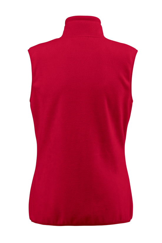 Printer Red Ladies Sideflip Fleece Vest