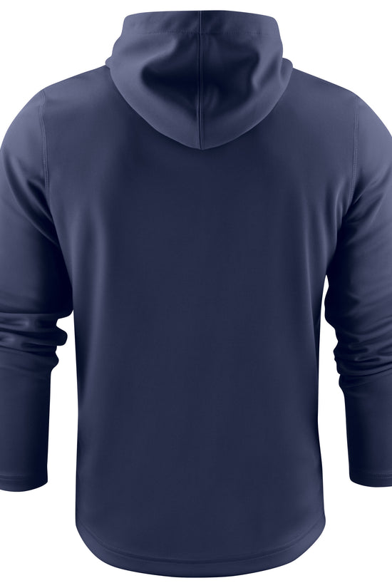 Printer Red Layback Full Zip Hoodie