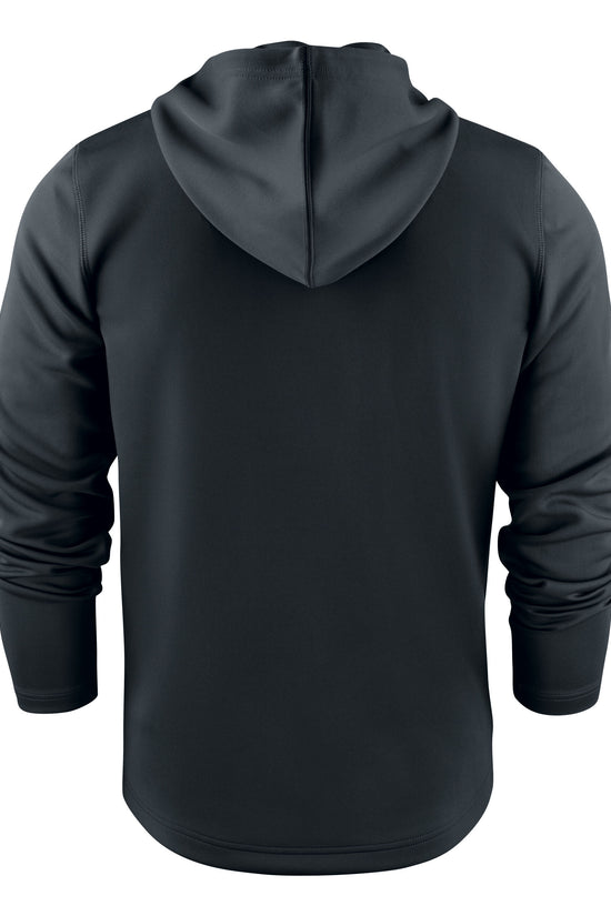 Printer Red Layback Full Zip Hoodie