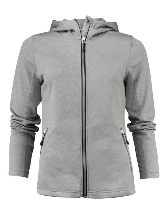 Printer Red Ladies Layback F/Z Hoodie