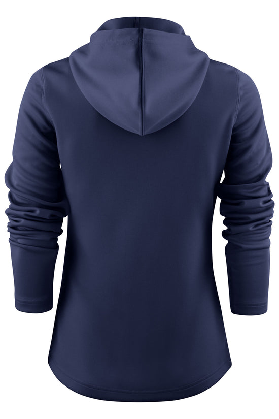Printer Red Ladies Layback F/Z Hoodie