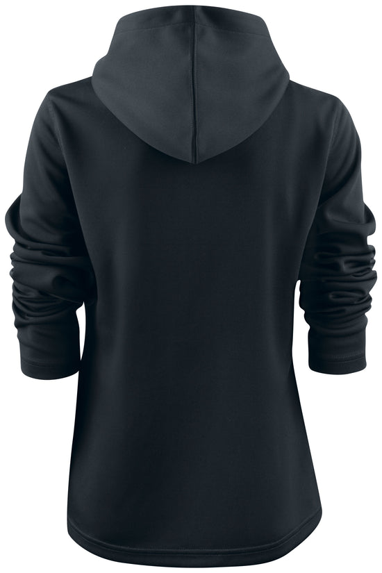 Printer Red Ladies Layback F/Z Hoodie