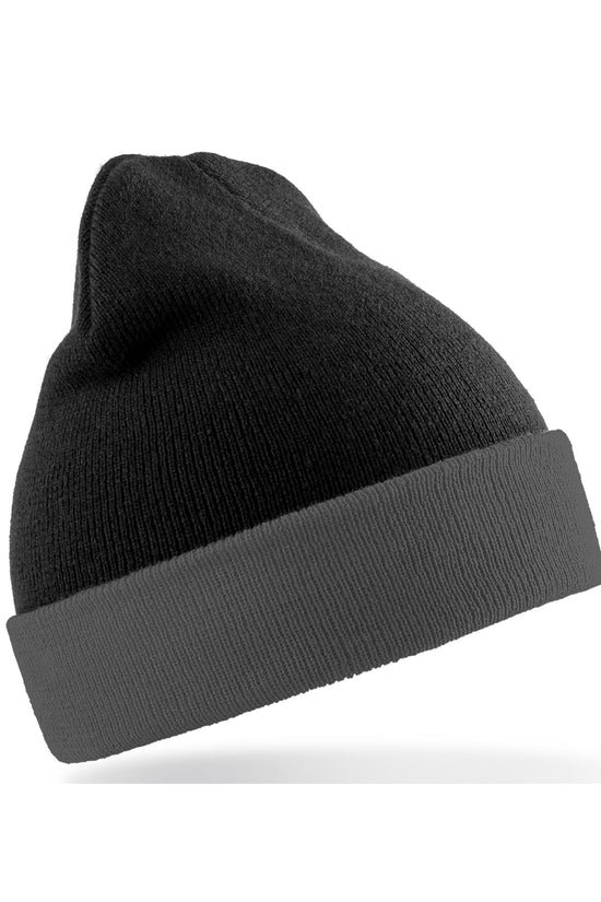 Result Recycled Black Compass Beanie