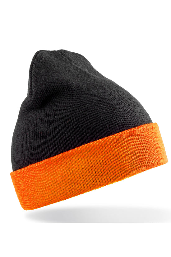 Result Recycled Black Compass Beanie