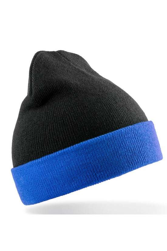Result Recycled Black Compass Beanie