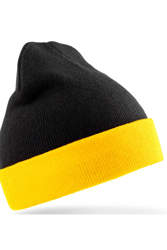 Result Recycled Black Compass Beanie