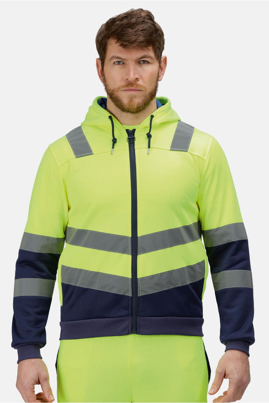 Regatta Hi Vis Pro Full Zip Hoodie