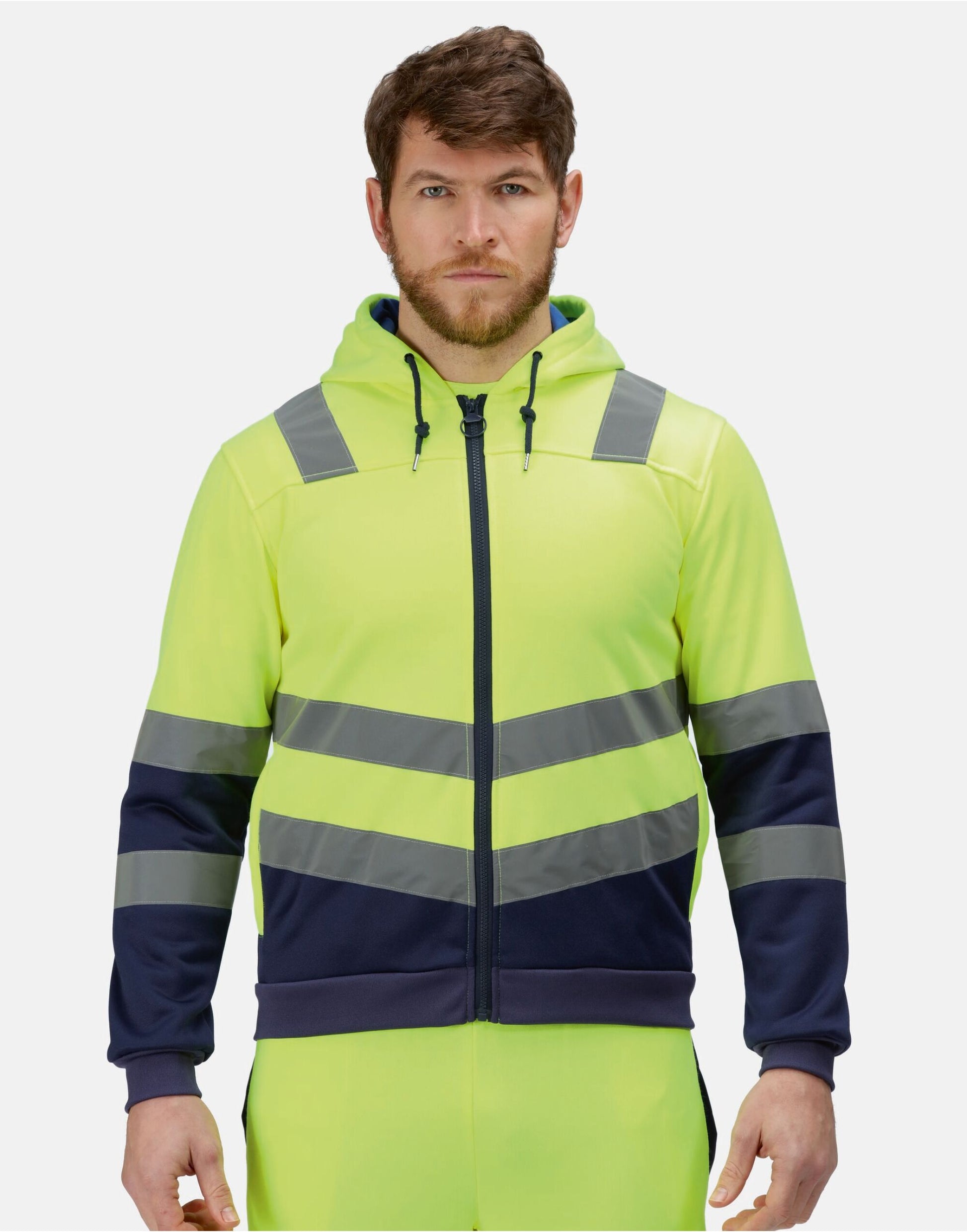 Regatta Hi Vis Pro Full Zip Hoodie