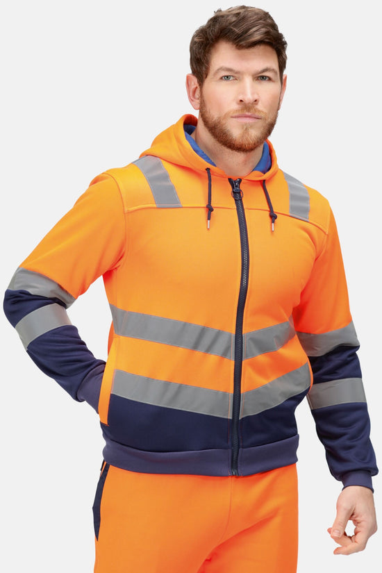 Regatta Hi Vis Pro Full Zip Hoodie