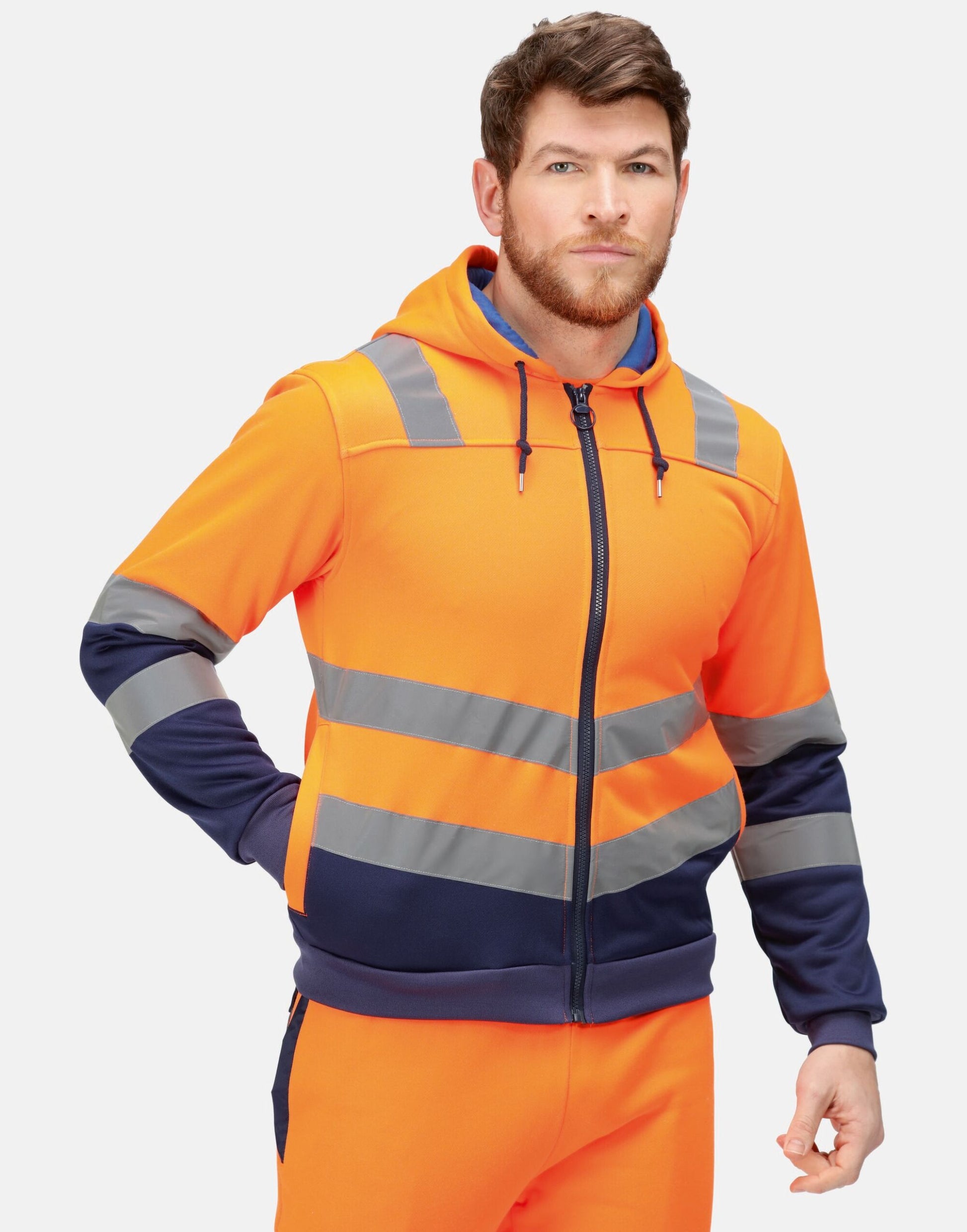 Regatta Hi Vis Pro Full Zip Hoodie