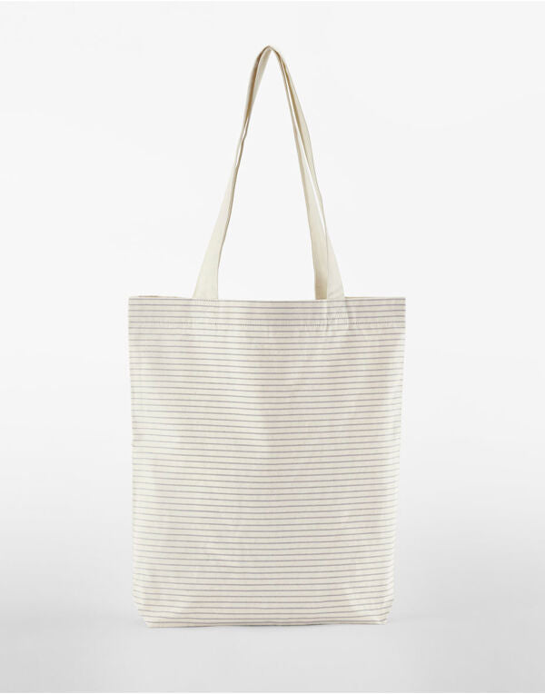Westford Mill Striped Org Cotton Tote