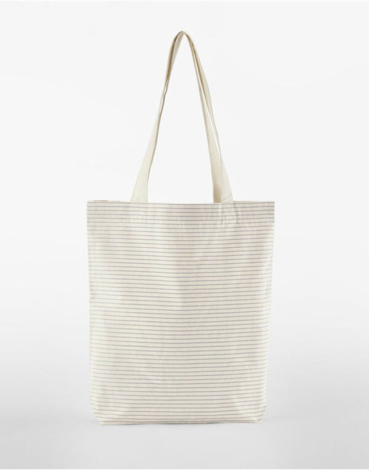 Westford Mill Striped Org Cotton Tote