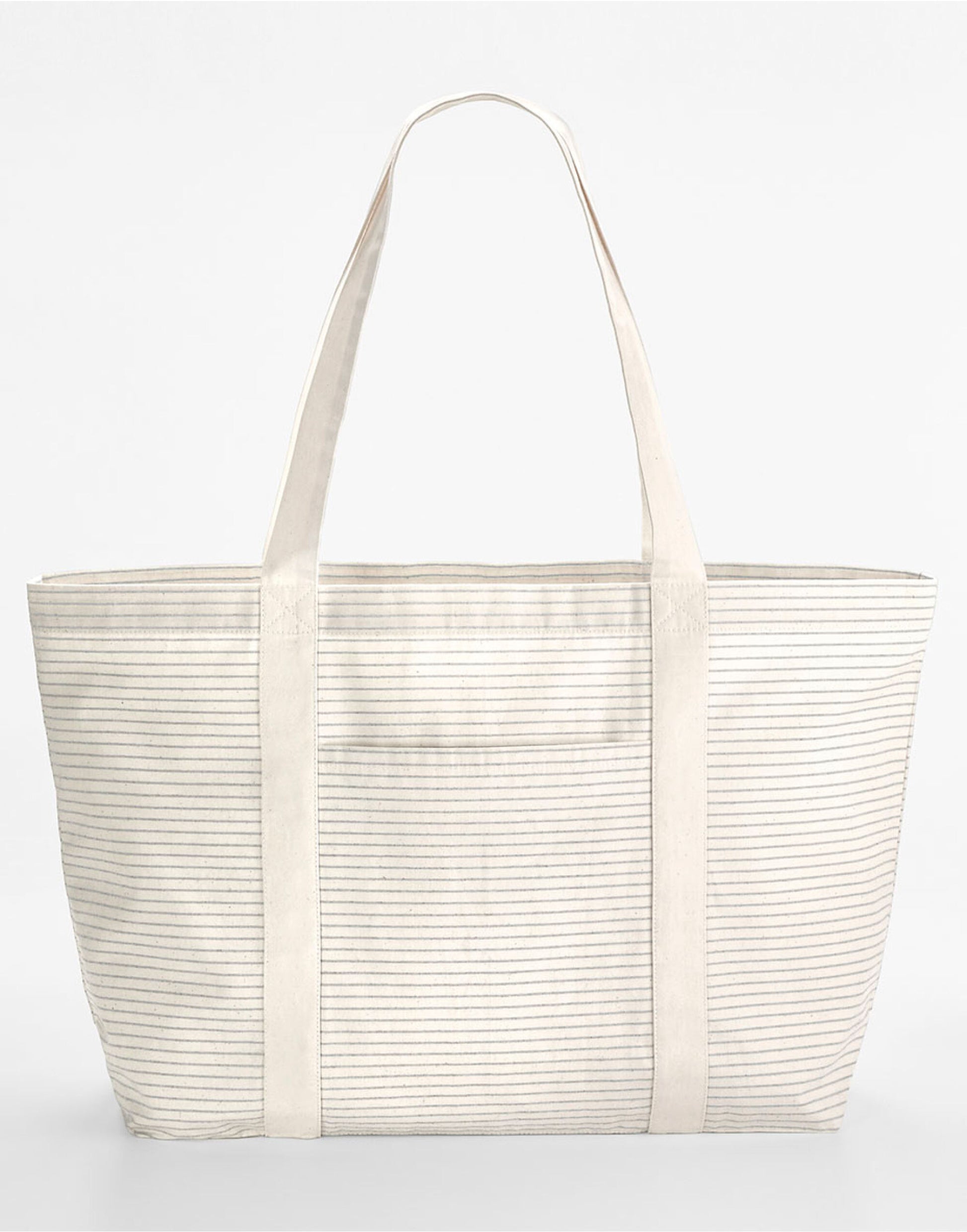 Westford Mill Striped Org Cotton Shopper