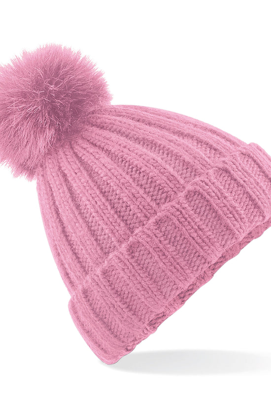 Beechfield Verbier Fur Pop Pom Beanie