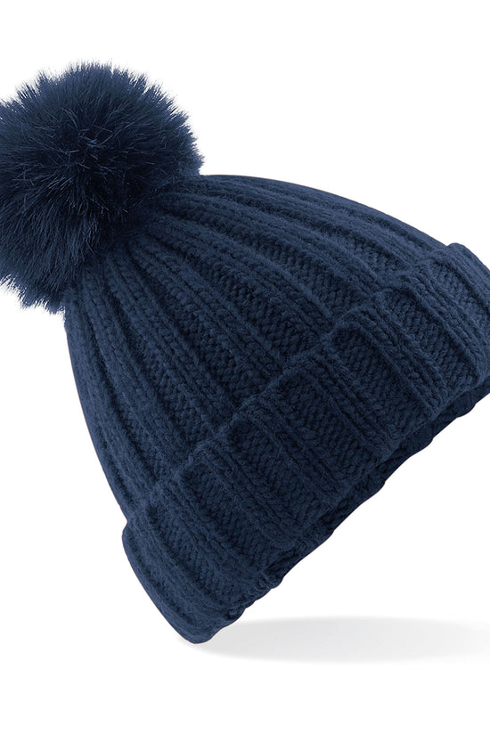 Beechfield Verbier Fur Pop Pom Beanie