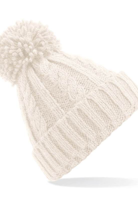 Beechfield Cable Knit Melange Beanie