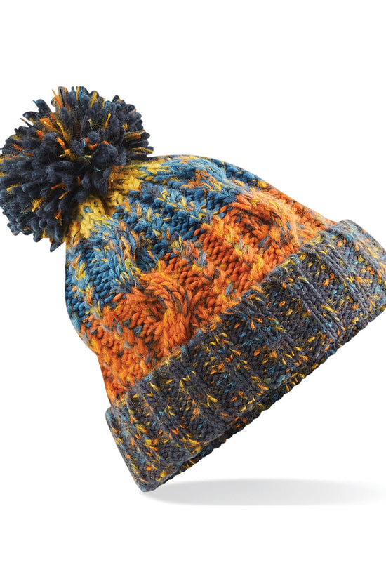 Beechfield Corkscrew Pom Pom Beanie