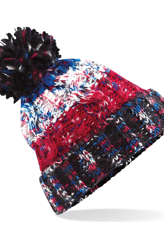 Beechfield Corkscrew Pom Pom Beanie