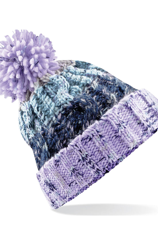 Beechfield Corkscrew Pom Pom Beanie
