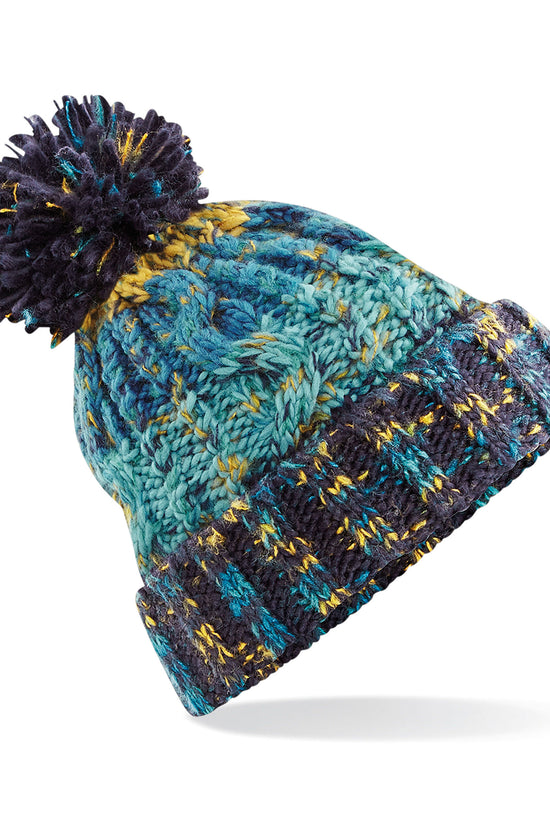 Beechfield Corkscrew Pom Pom Beanie