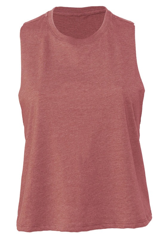 Bella Womens Racerback Cropped Tank