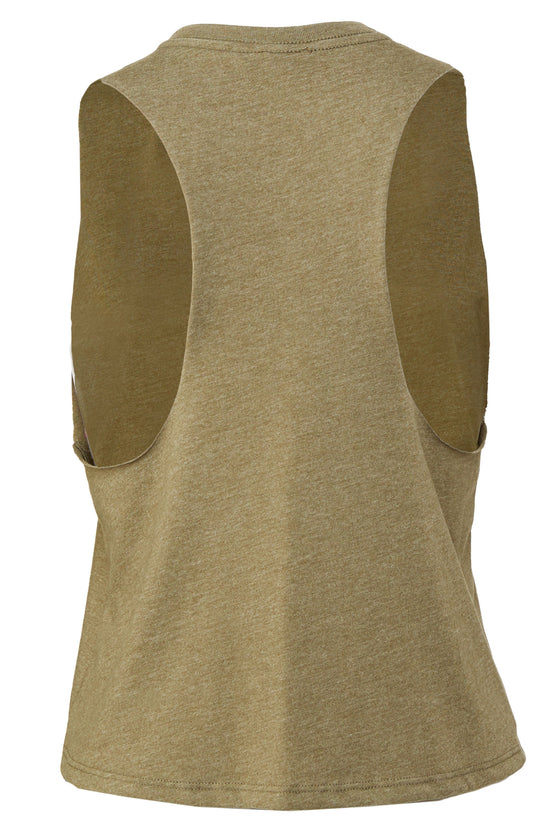 Bella Womens Racerback Cropped Tank