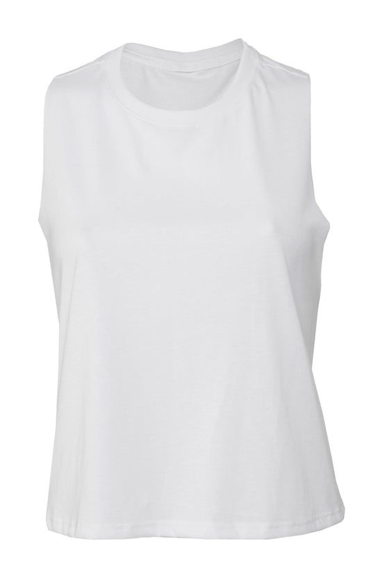 Bella Womens Racerback Cropped Tank