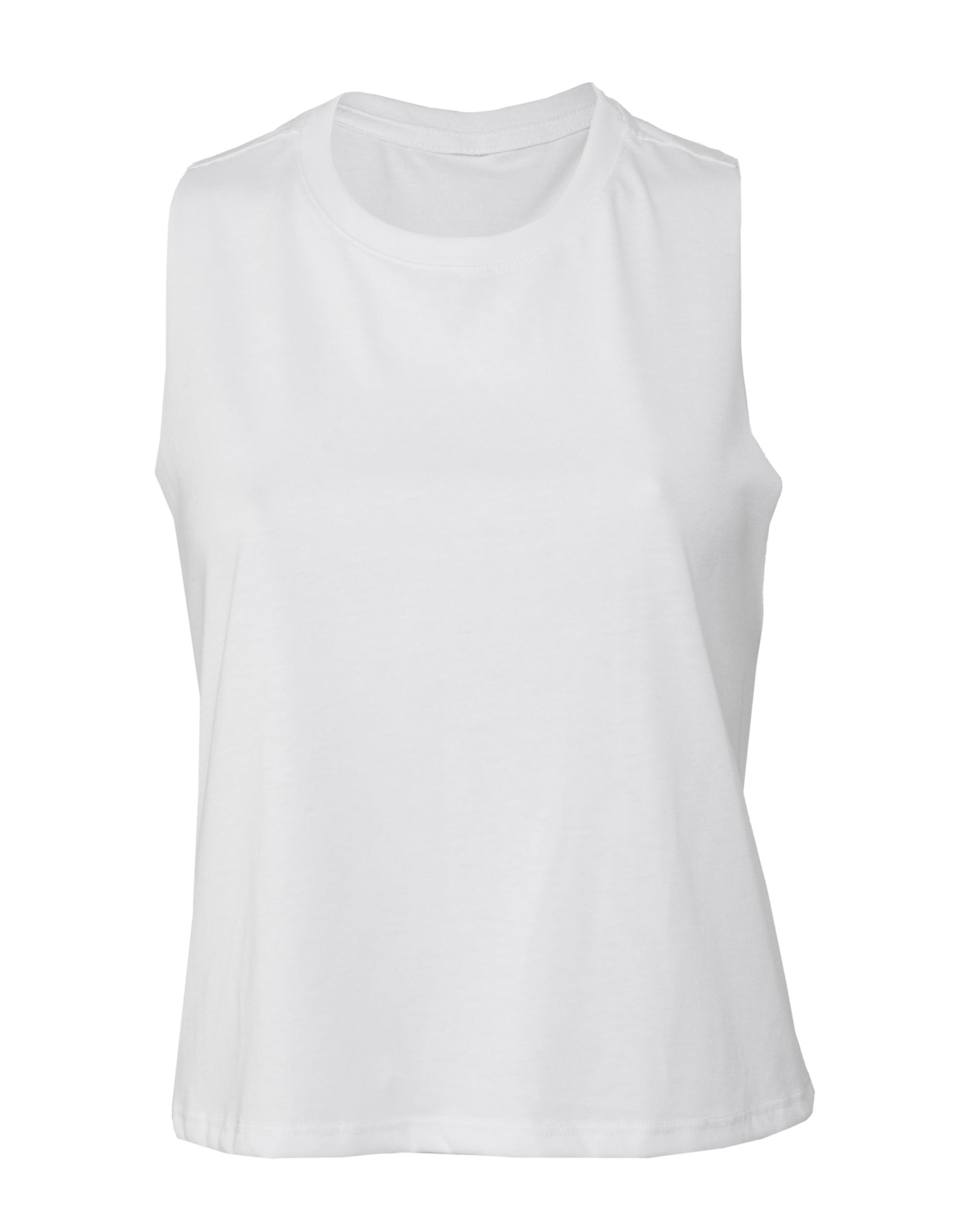 Bella Womens Racerback Cropped Tank