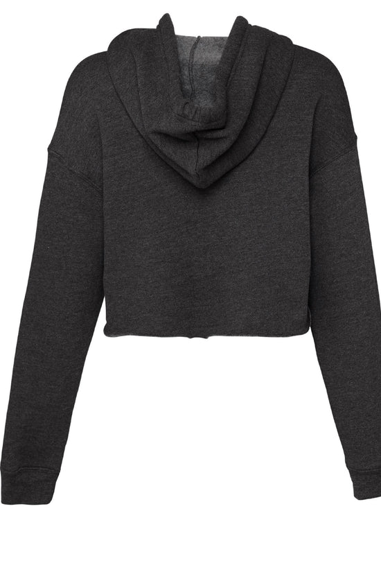Bella Womens Cropped Fleece Hoody