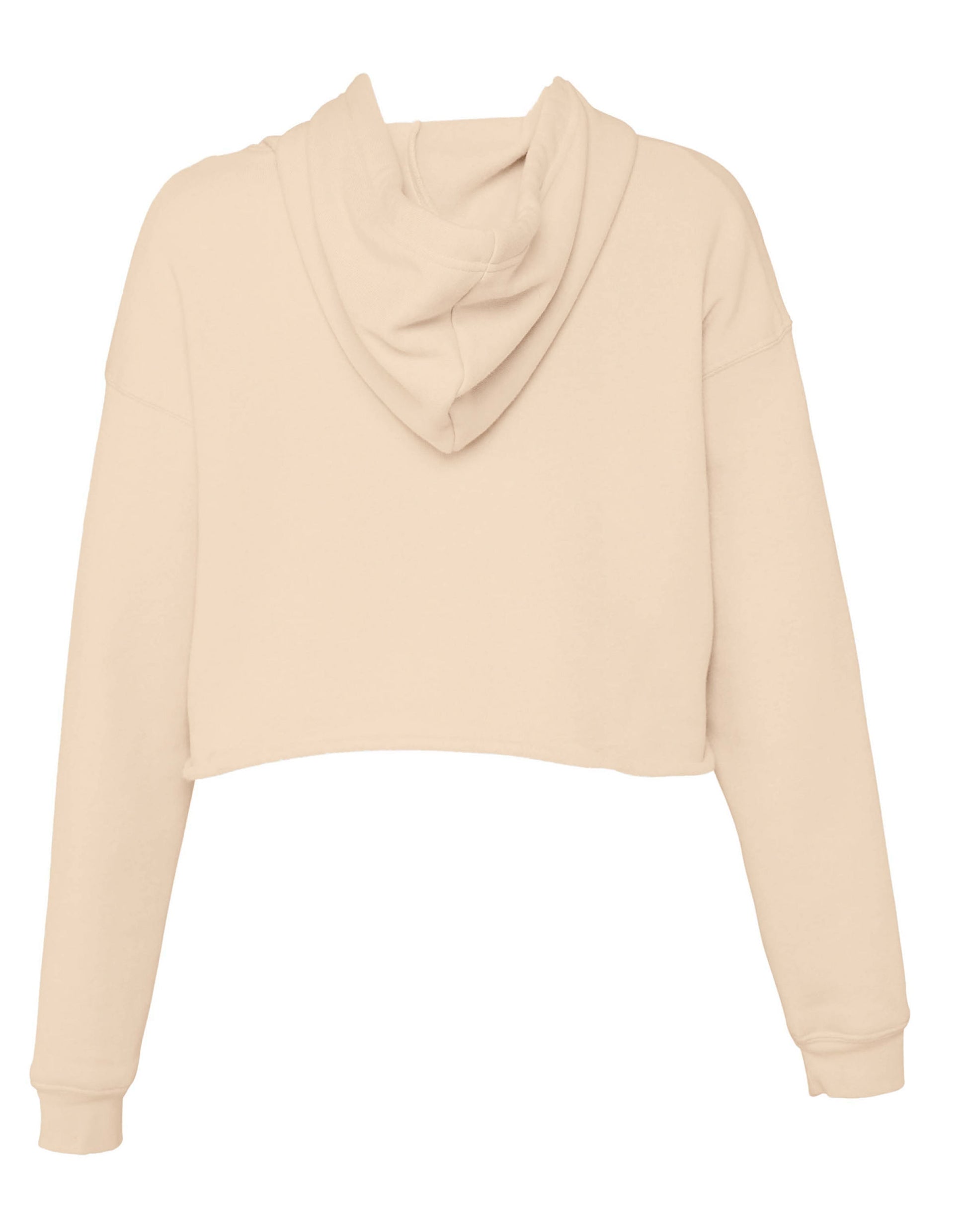 Bella Womens Cropped Fleece Hoody