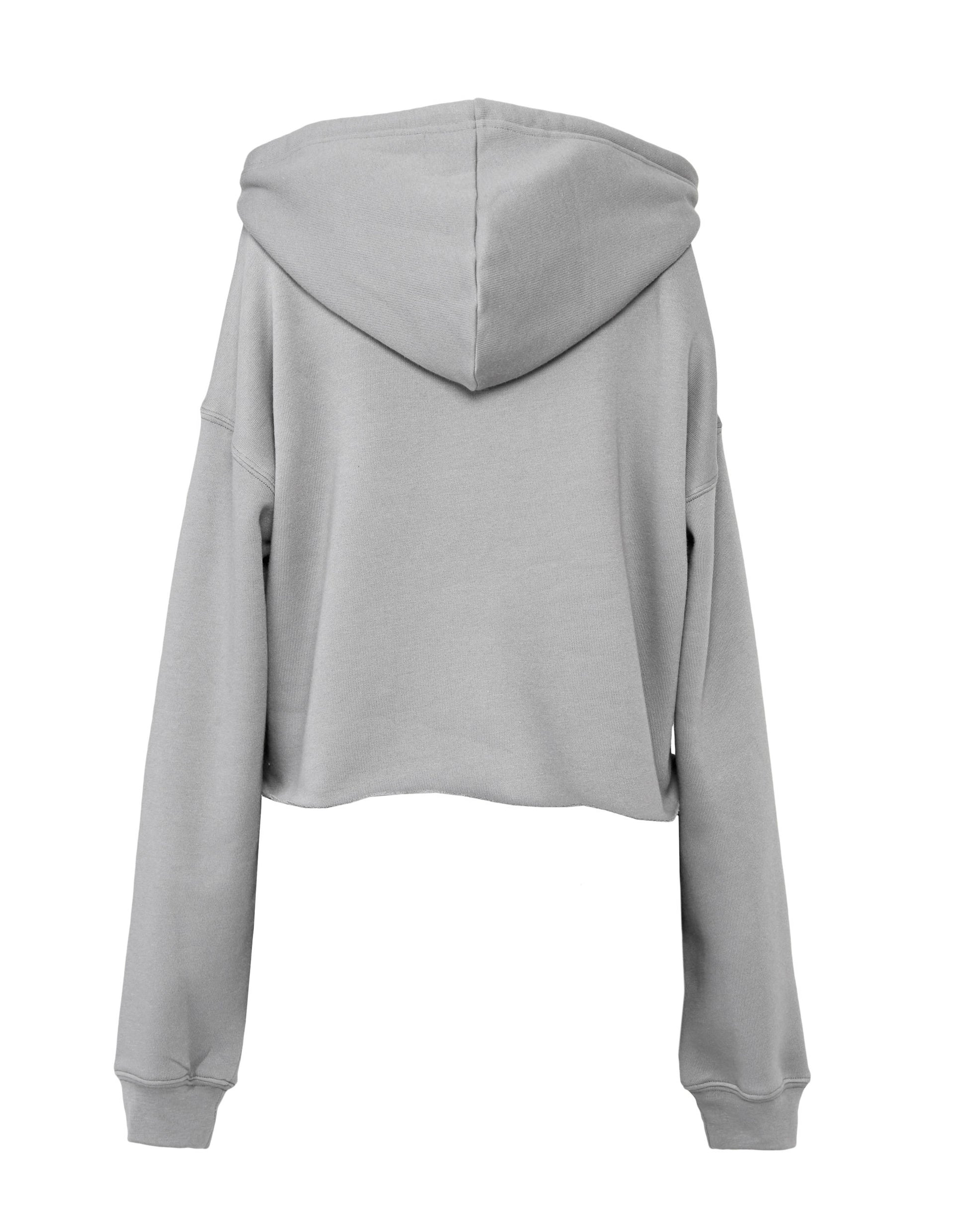 Bella Womens Cropped Fleece Hoody