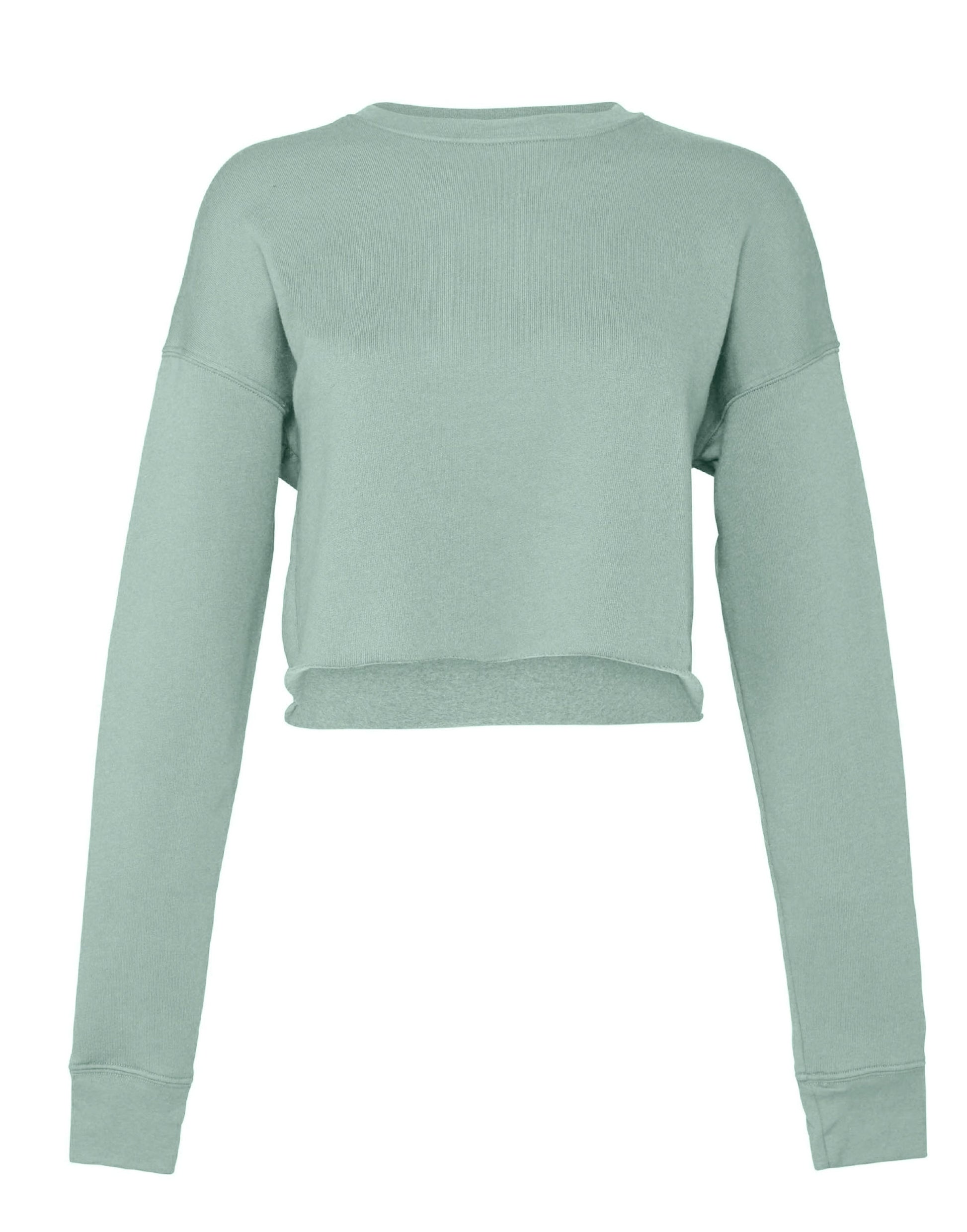 Bella Womens Cropped Fleece Sweat