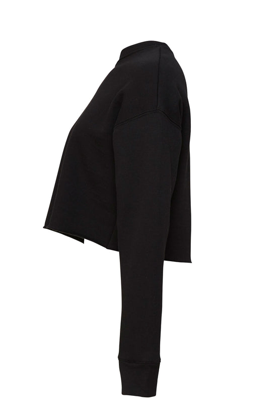 Bella Womens Cropped Fleece Sweat