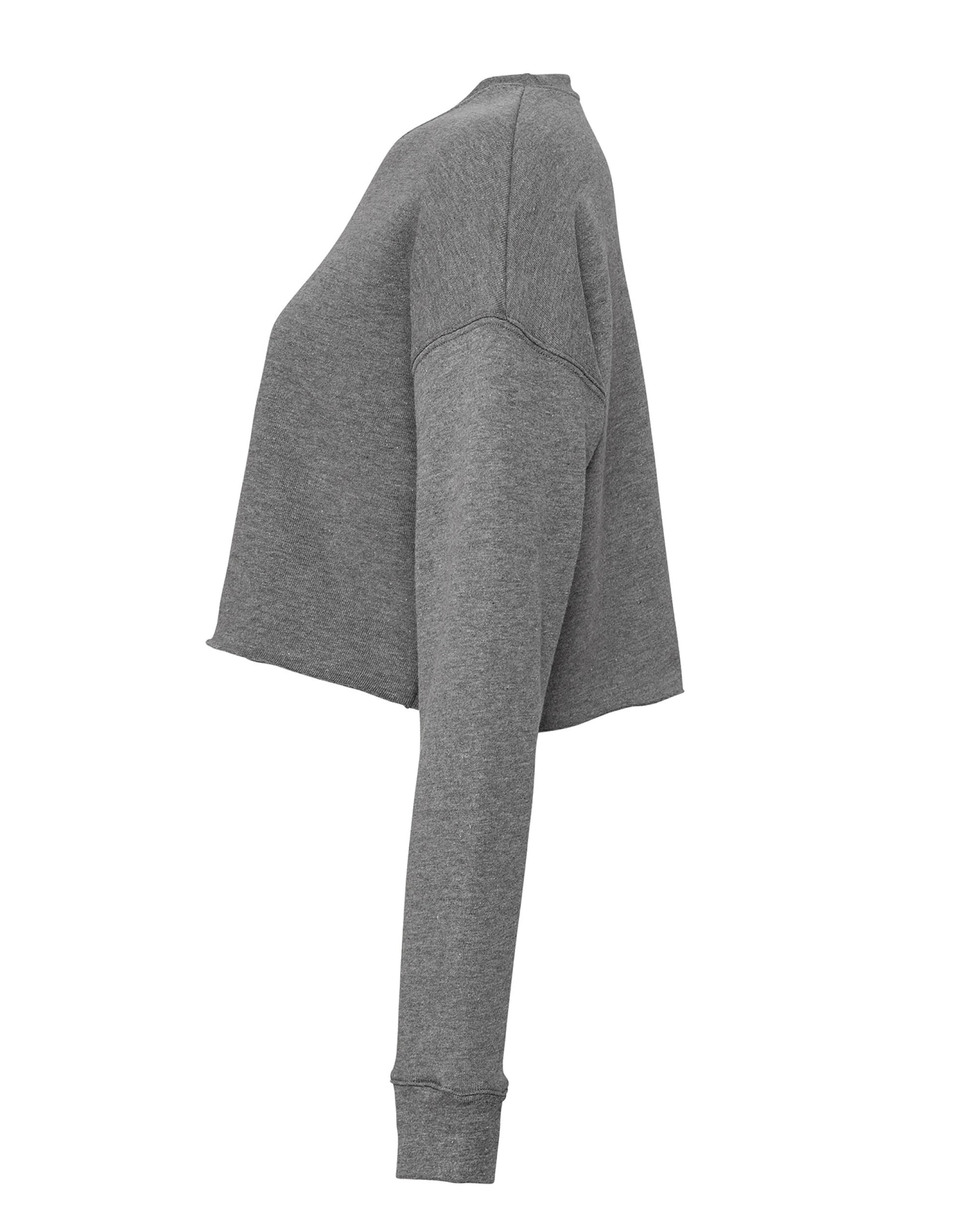 Bella Womens Cropped Fleece Sweat