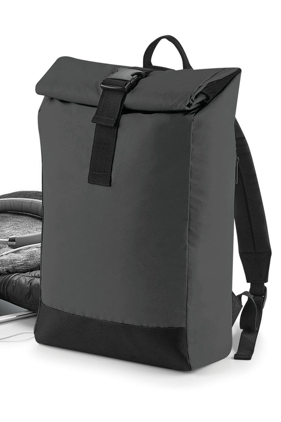 Bagbase Reflective Roll-Top Backpack