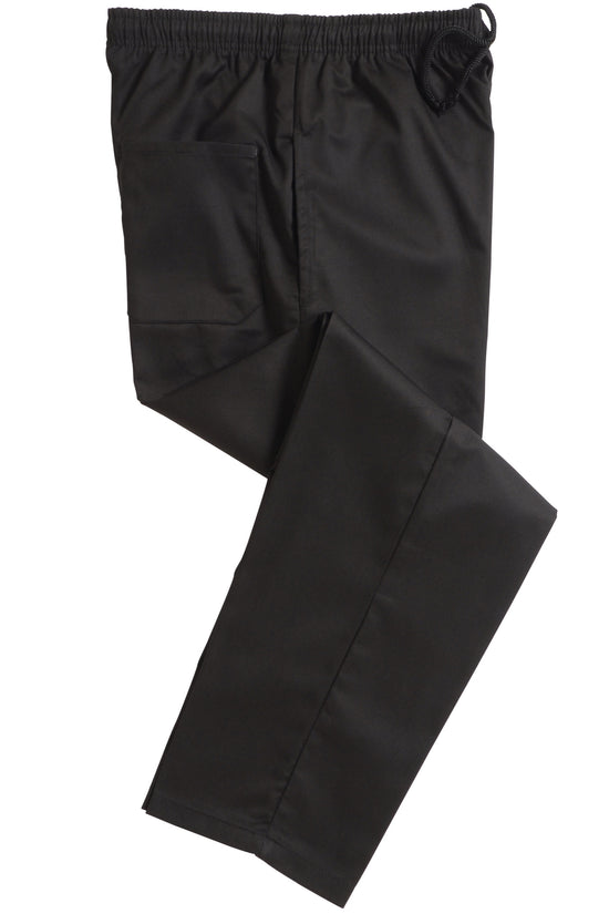 Dennys Unisex Elasticated Black Trouser