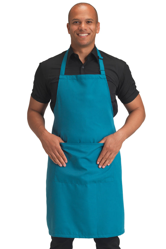 Dennys Recycled Bib Apron With Pocket
