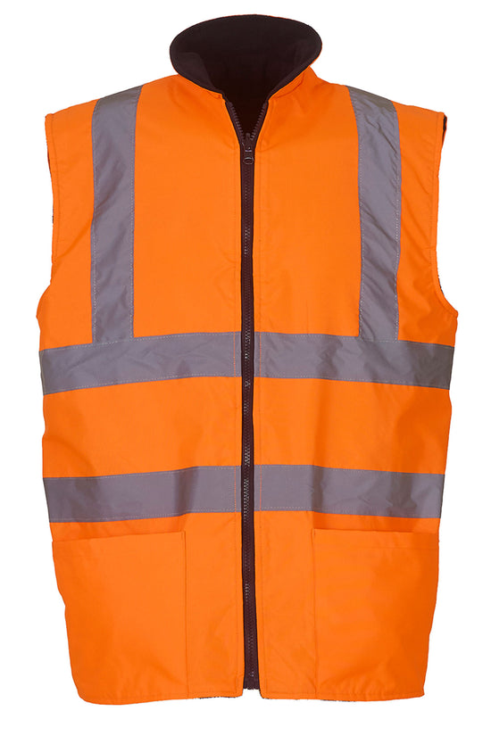 Yoko Hi-Vis Reversible Fleece Vest