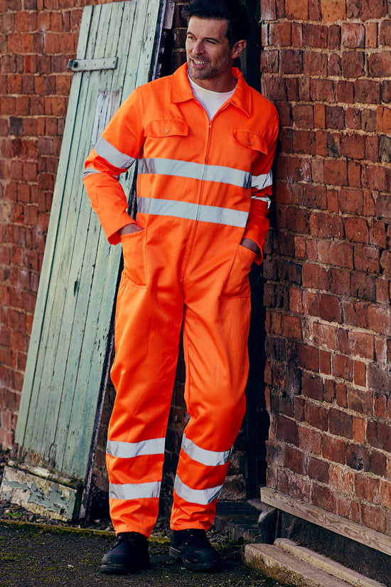 Yoko Hi-Vis Polycotton Coverall