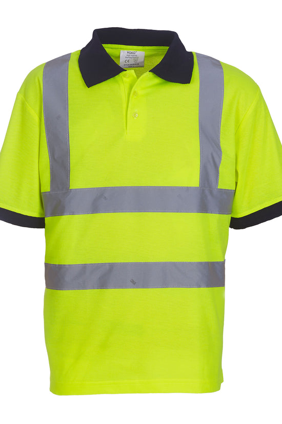 Yoko Hi-Vis Short Sleeve Polo Shirt
