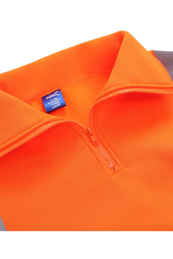 Yoko Hi Vis 1/4 Zip Sweatshirt