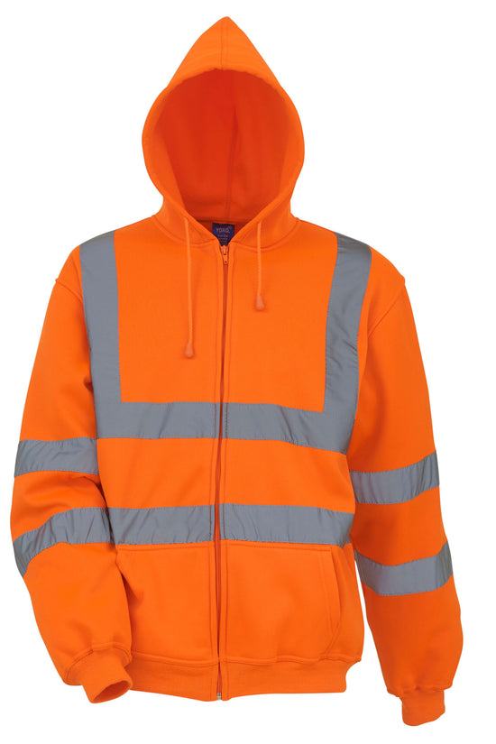 Yoko Hi Vis Zipped Hoodie