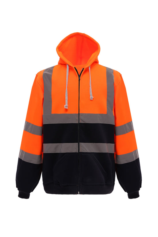 Yoko Hi Vis Zipped Hoodie