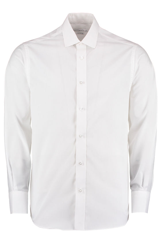 Kustom Kit Men LS Tailored Busines Shirt