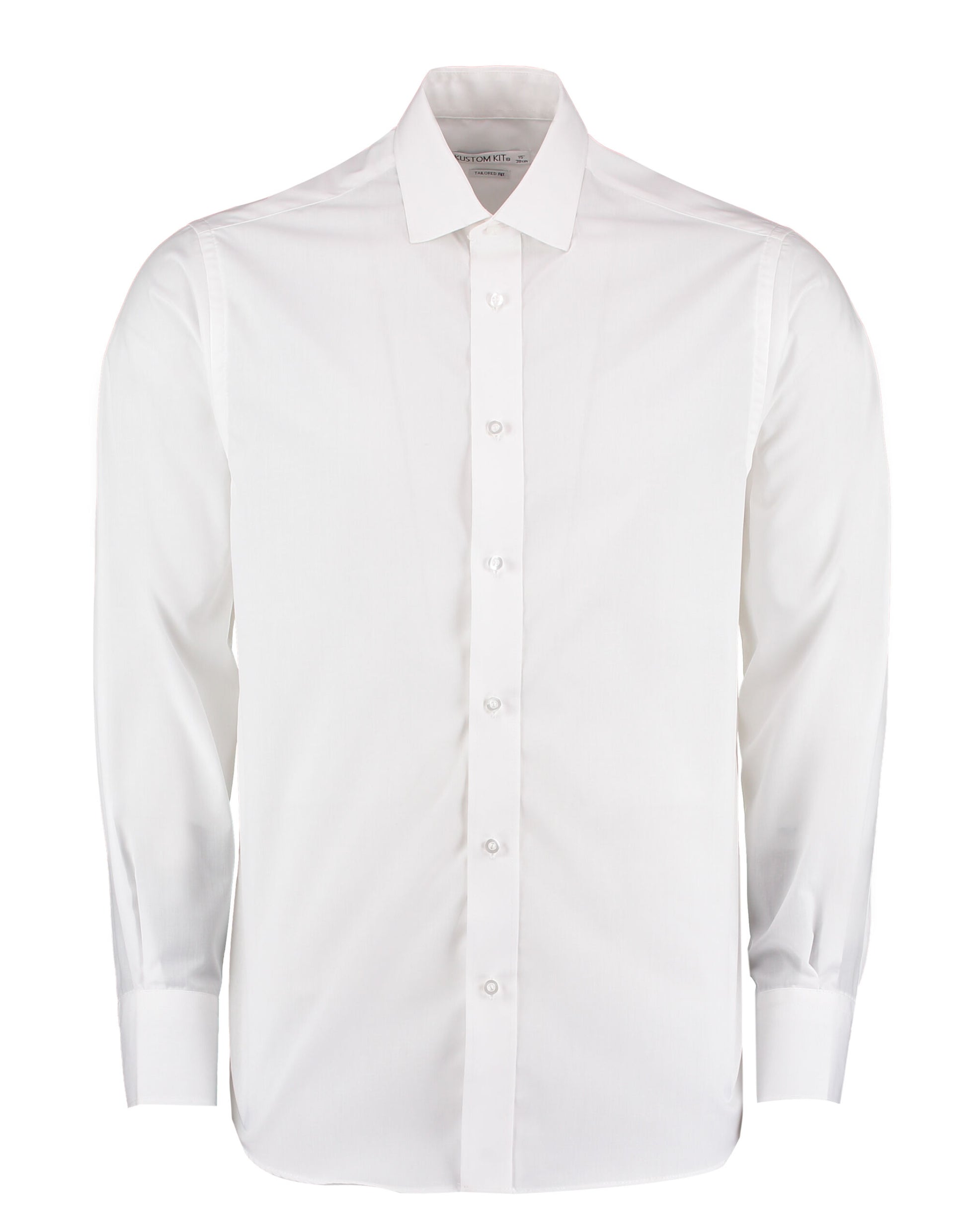 Kustom Kit Men LS Tailored Busines Shirt
