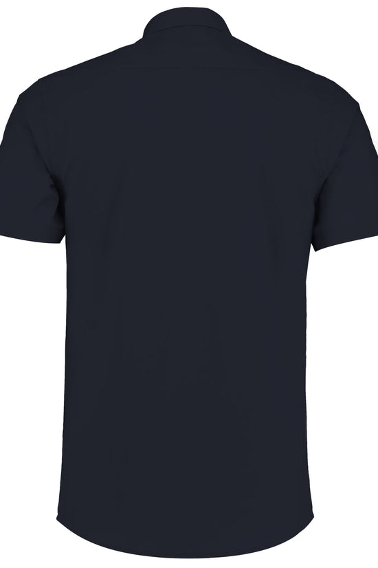 Kustom Kit Mens SS Tailored Poplin Shirt
